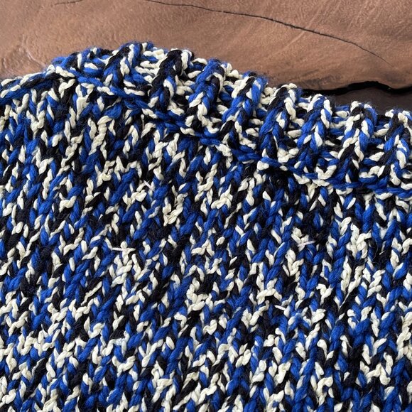 Maison Margiela: Handmade Wool Mouline Knit Stitch Embroidered Sweater SS22 - Picture 8 of 16